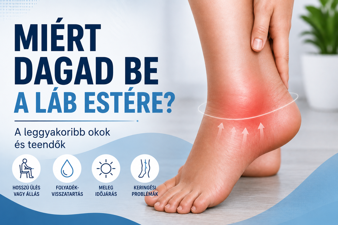 Miért dagad be a láb estére?
